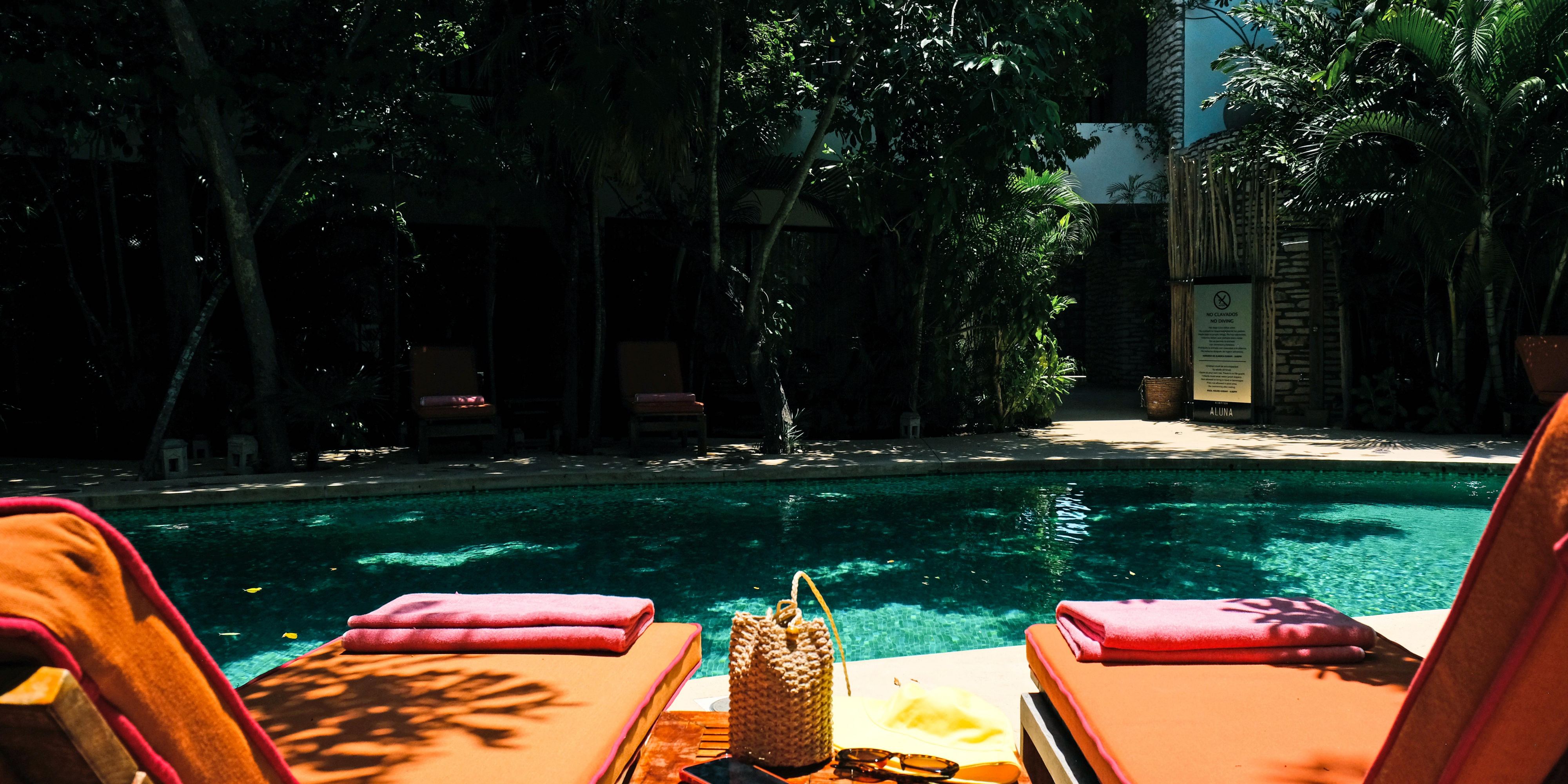 Enjoy exceptional Tulum hotel accommodations with a minimum 2-night stay in our luxurious King 1 Bedroom Suite. Includes breakfast for 1 or 2 guests, complimentary stay for up to 2 children under 11, plus 10% off on SPA treatments, dining, and beverages. Late check-out available, subject to availability. Indulge in an unforgettable Tulum stay!