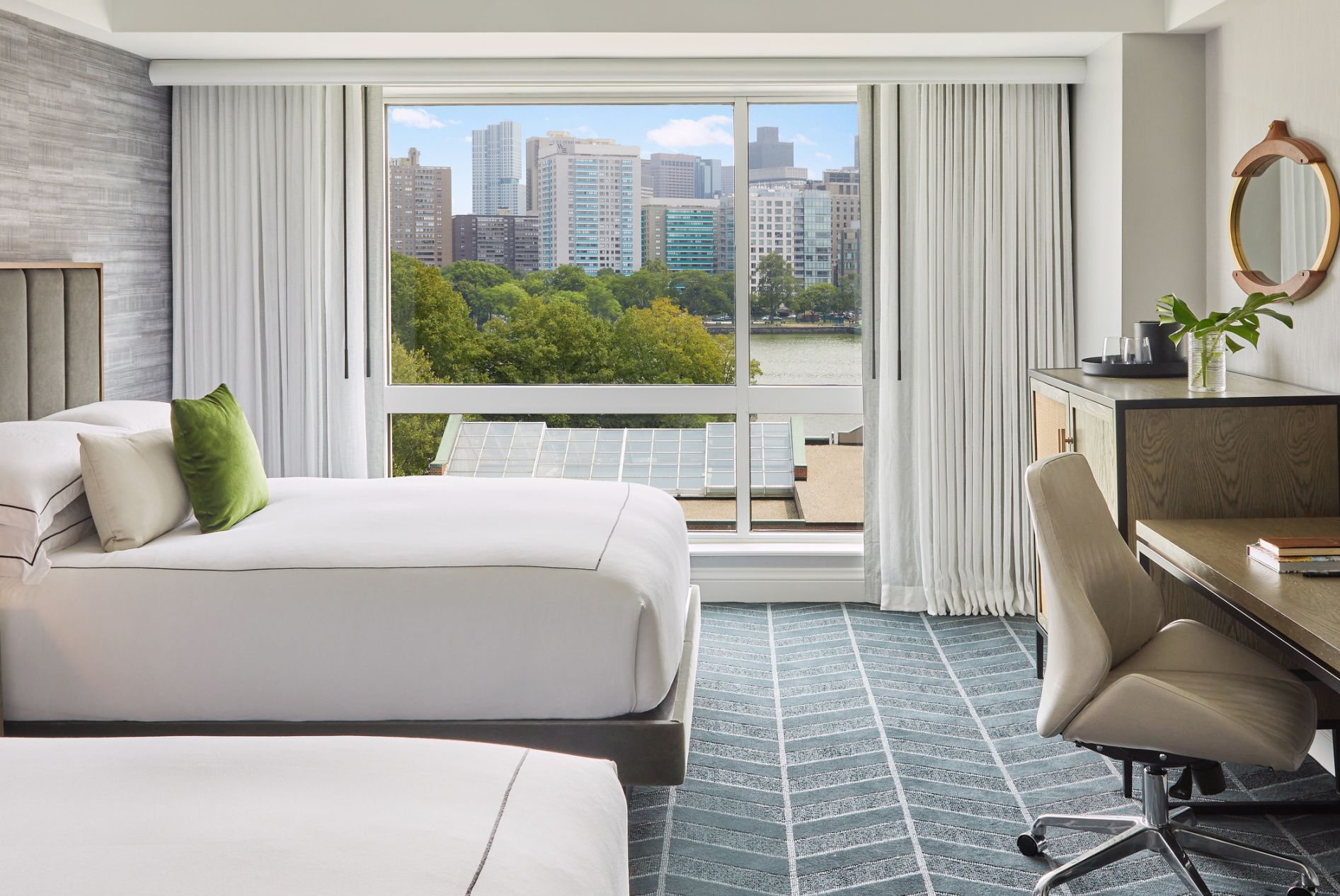 尽享城市景观和奢华感受的都市客房