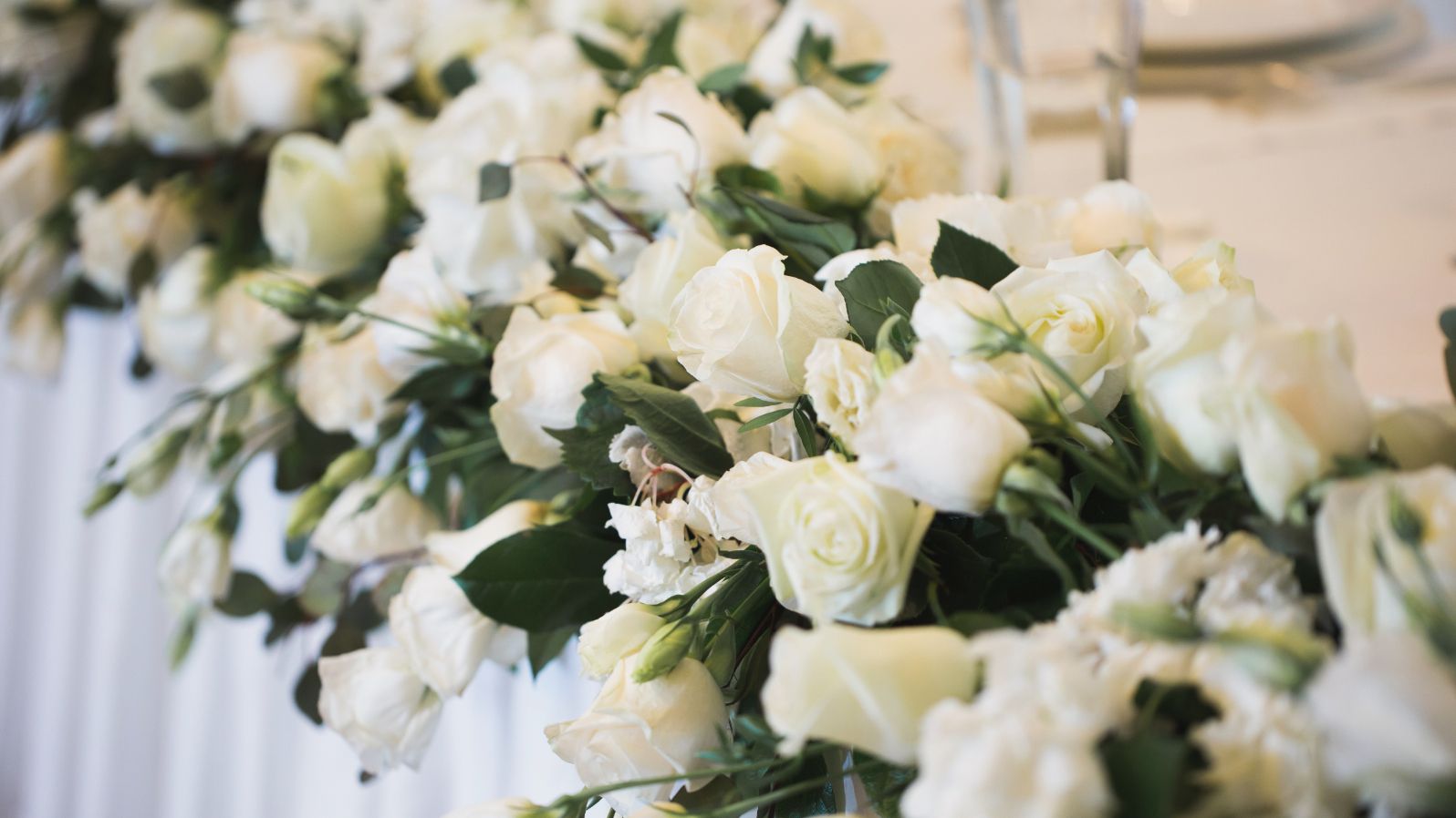 Bouquet of flowers on wedding day