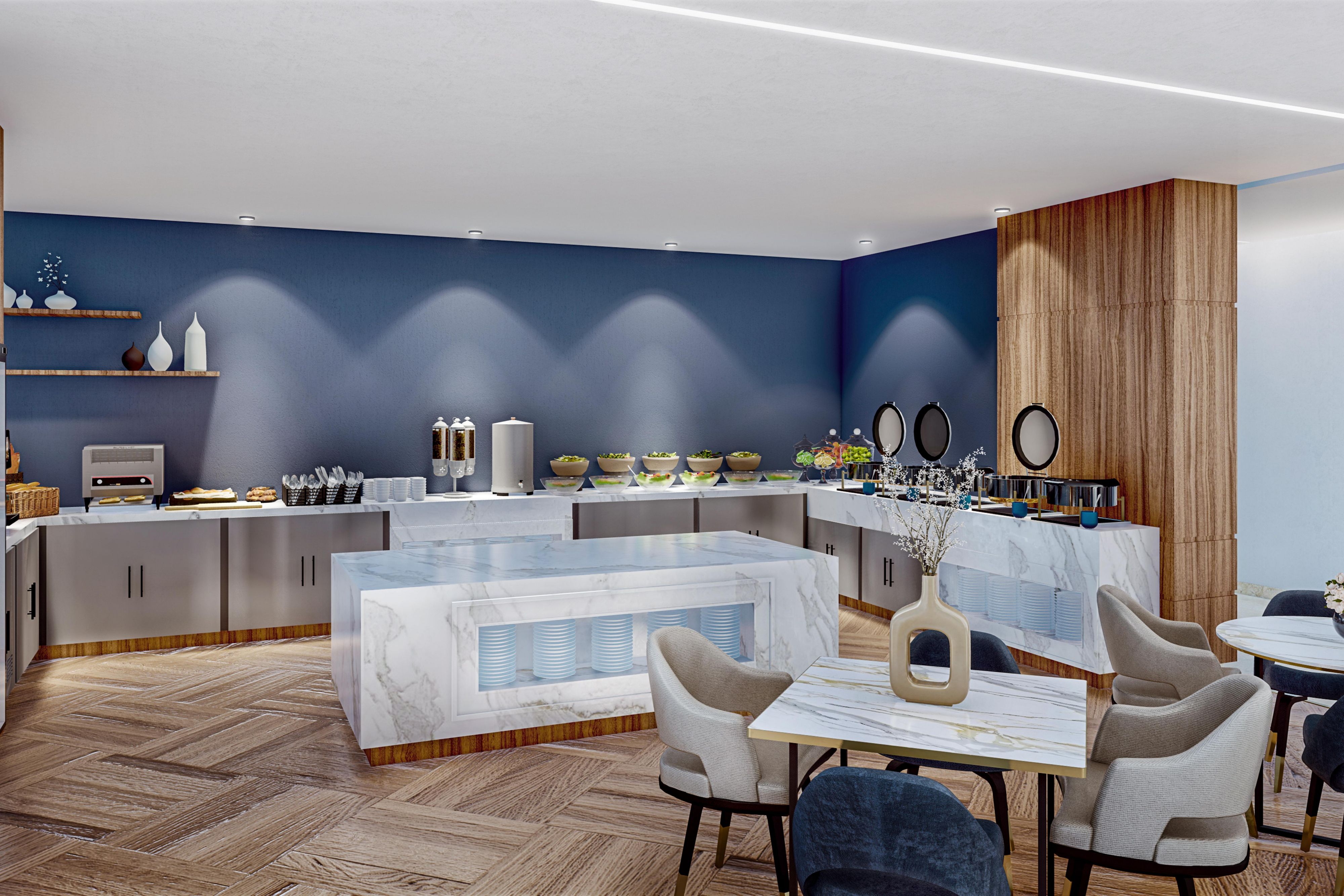 Our daily breakfast buffet features International & Oriental specialities to ensure that you the start the day in the best possible way!