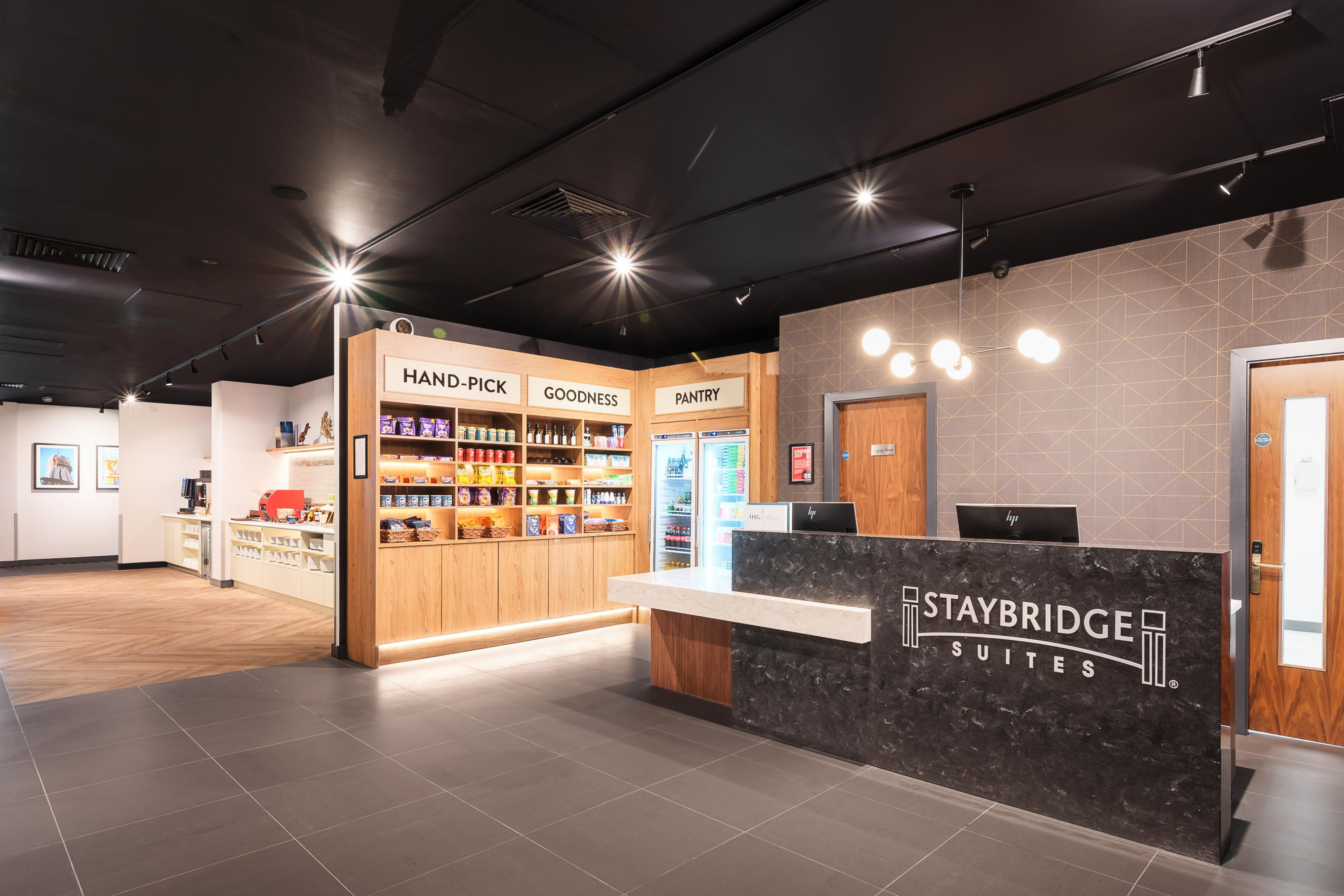 At the hotel you can also enjoy The Den, workout in the Fitness Room. The Laundry Room is available day or night plus The Pantry 24/7 so you can stock up on groceries, snacks and any little things left at home. Don't miss our evening social's where you can connect to like minded professionals - we create a community.