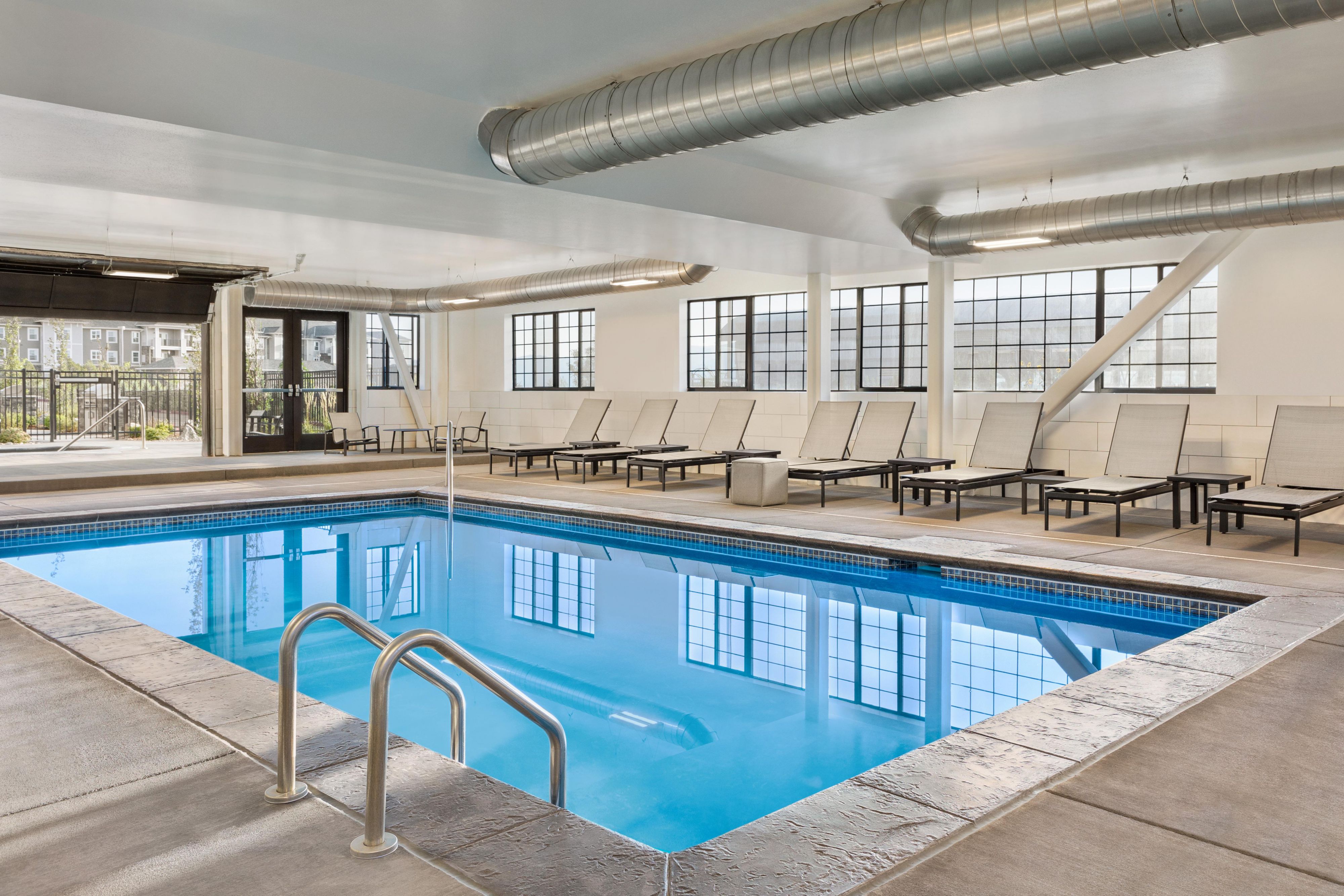 Take a dip in our indoor heated saltwater pool, where you can relax and float year-round in warm, soothing water. After a swim, head out to our cozy outdoor lounge for a soak in the hot tub. It’s the perfect way to unwind after a day of exploring Colorado Springs. Dive in and discover the perfect blend of comfort and mountain charm!
