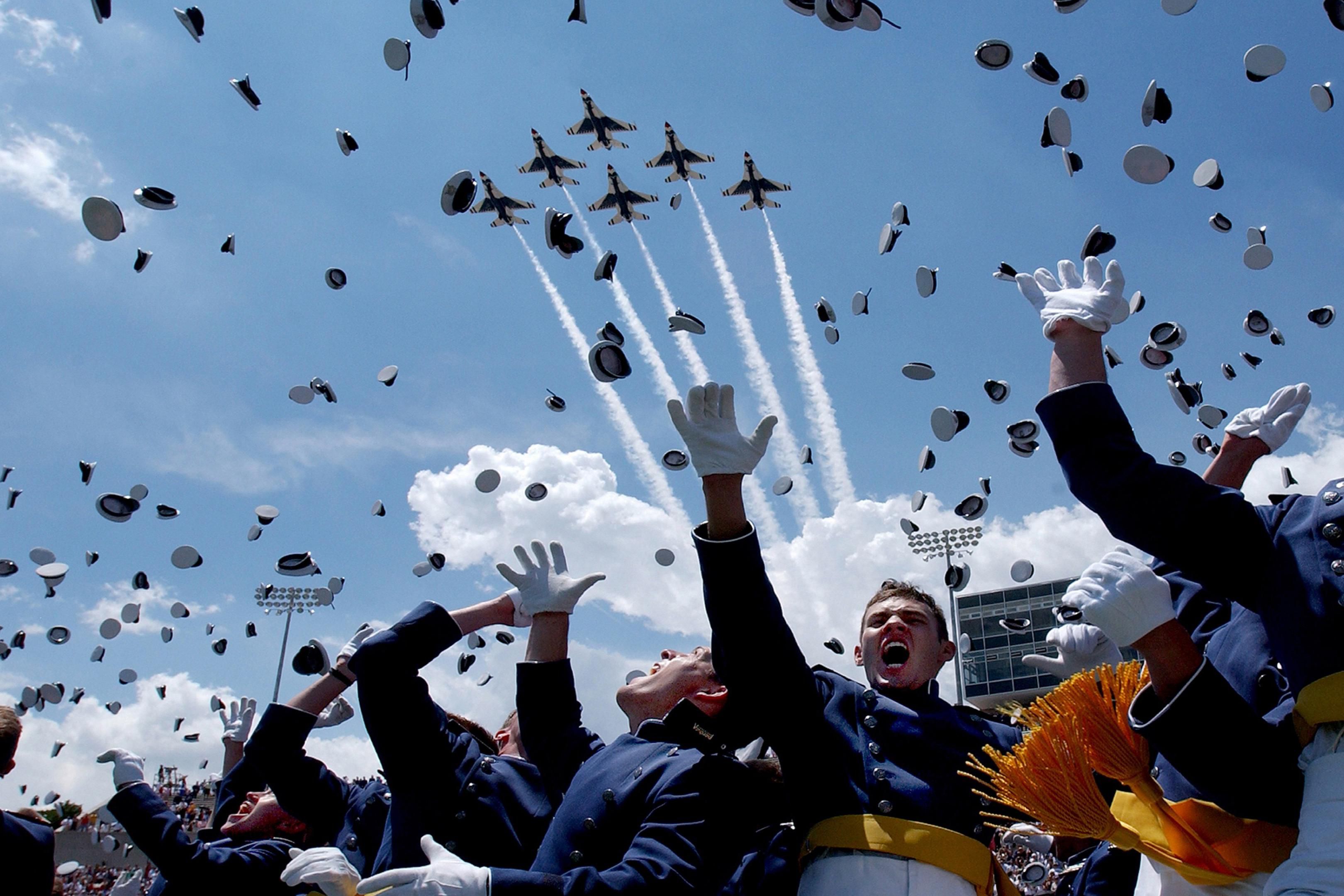 Nestled north of Colorado Springs, The United States Air Force Academy campus spans 18,500 acres of mountain vistas. As the youngest military service academy, they feature striking mid-century modern architecture, top-tier athletic facilities, and cutting-edge research centers.