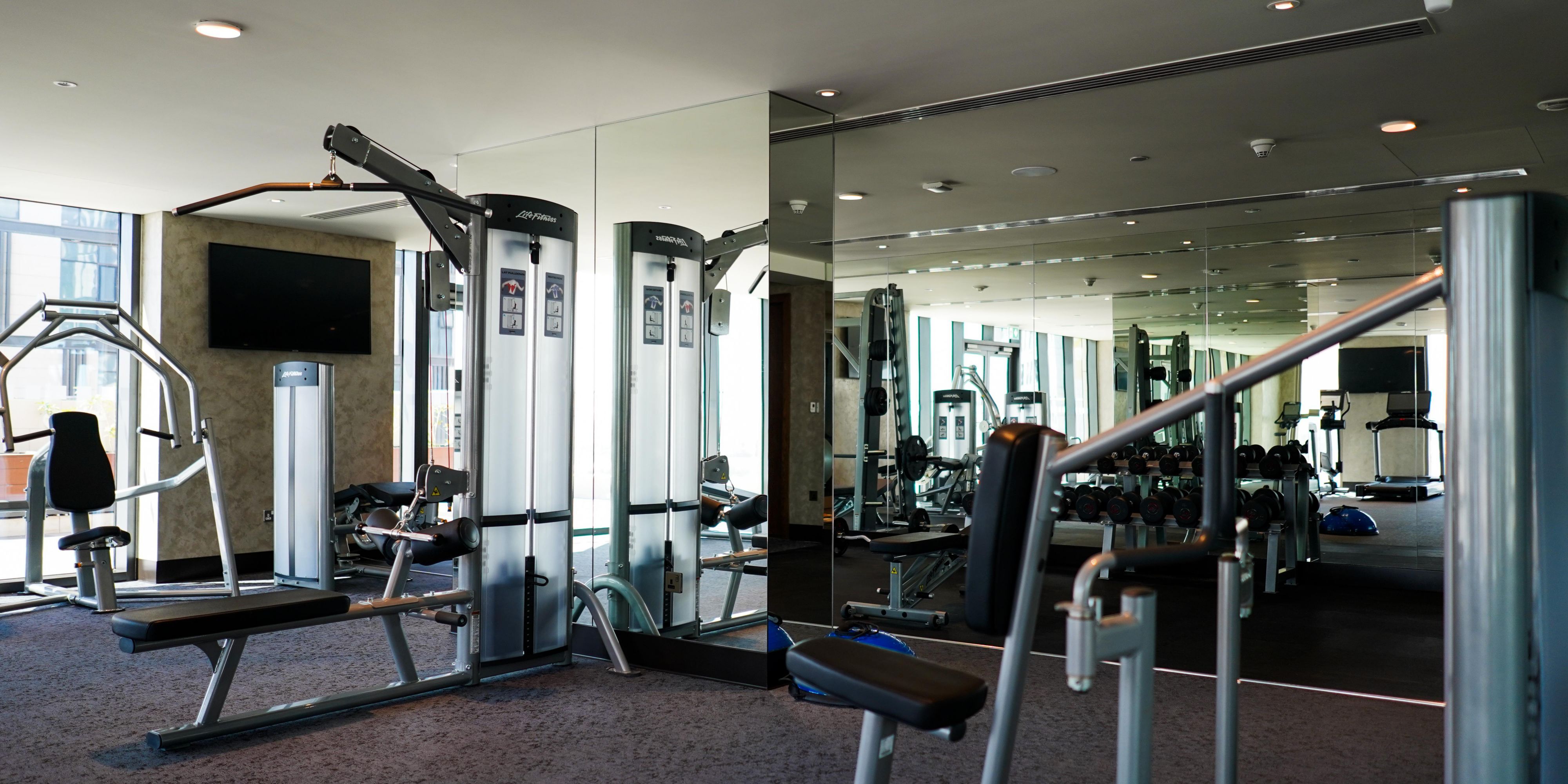 Fully equipped gym included during your stay