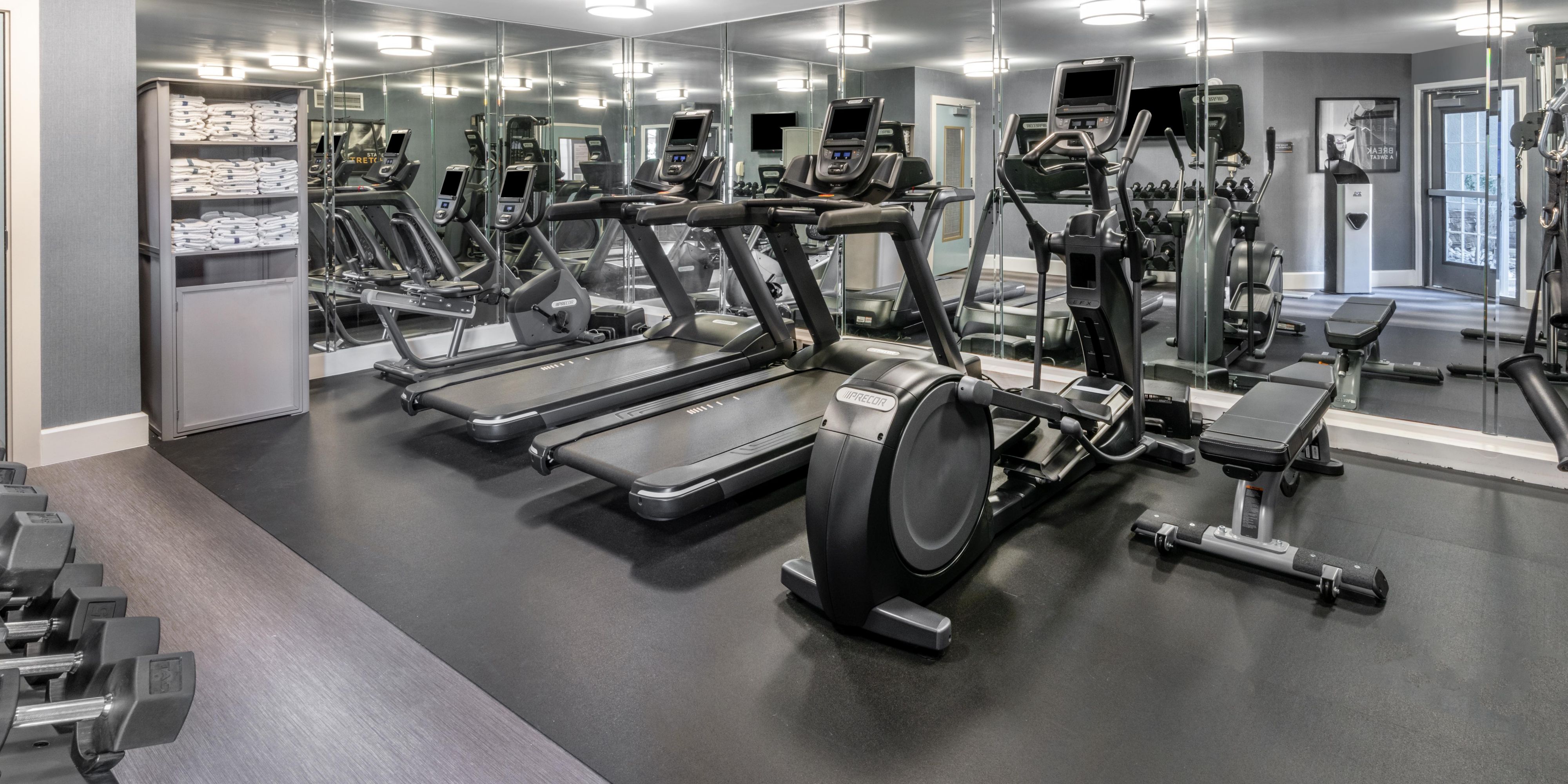 24 hour modern fitness center with new equipment in Cherry Creek