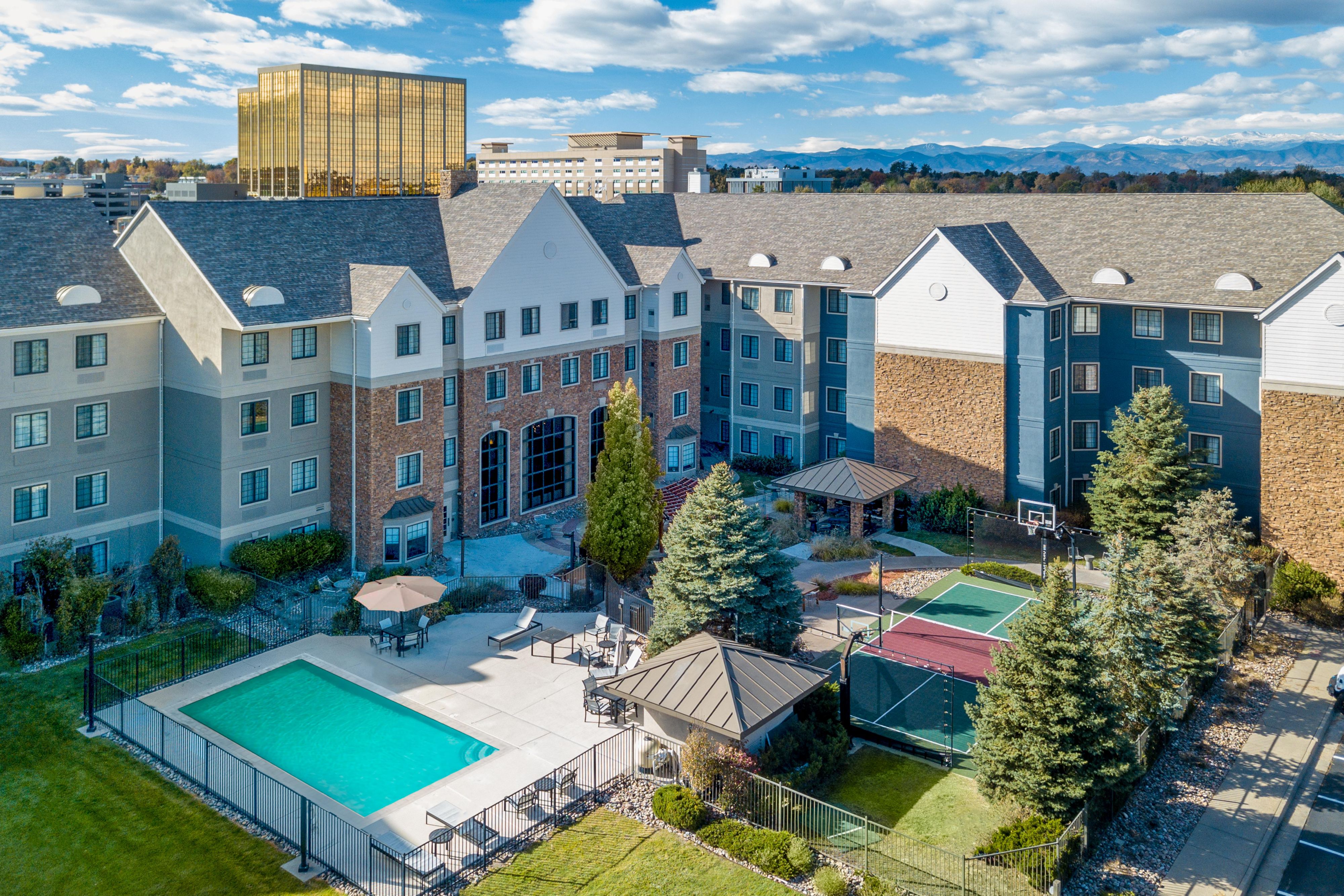 Take a dip in our heated outdoor pool, open late May through mid-September.