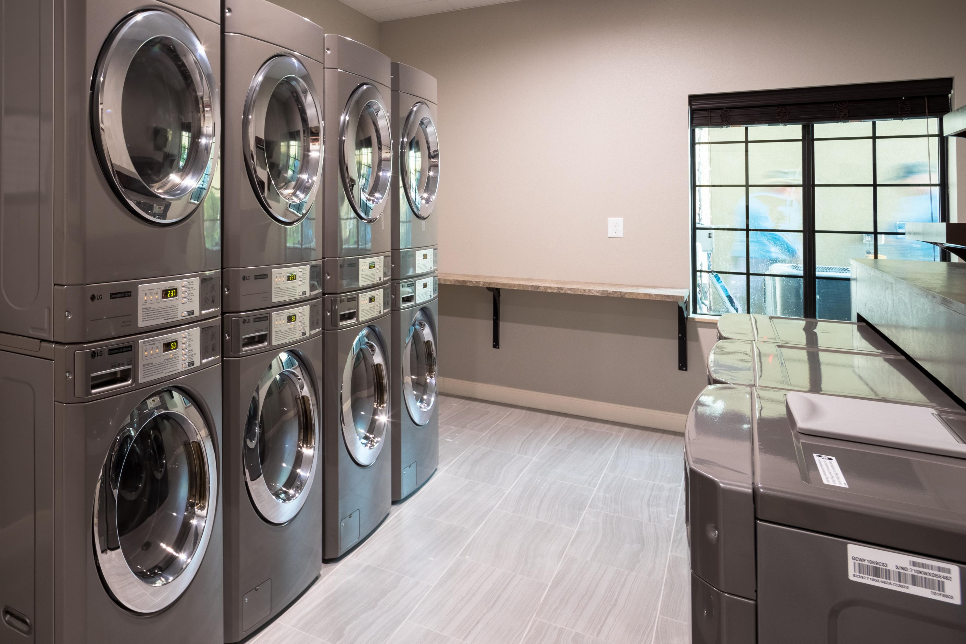 Guests can feel free to use our complimentary 24/7 laundry facility.