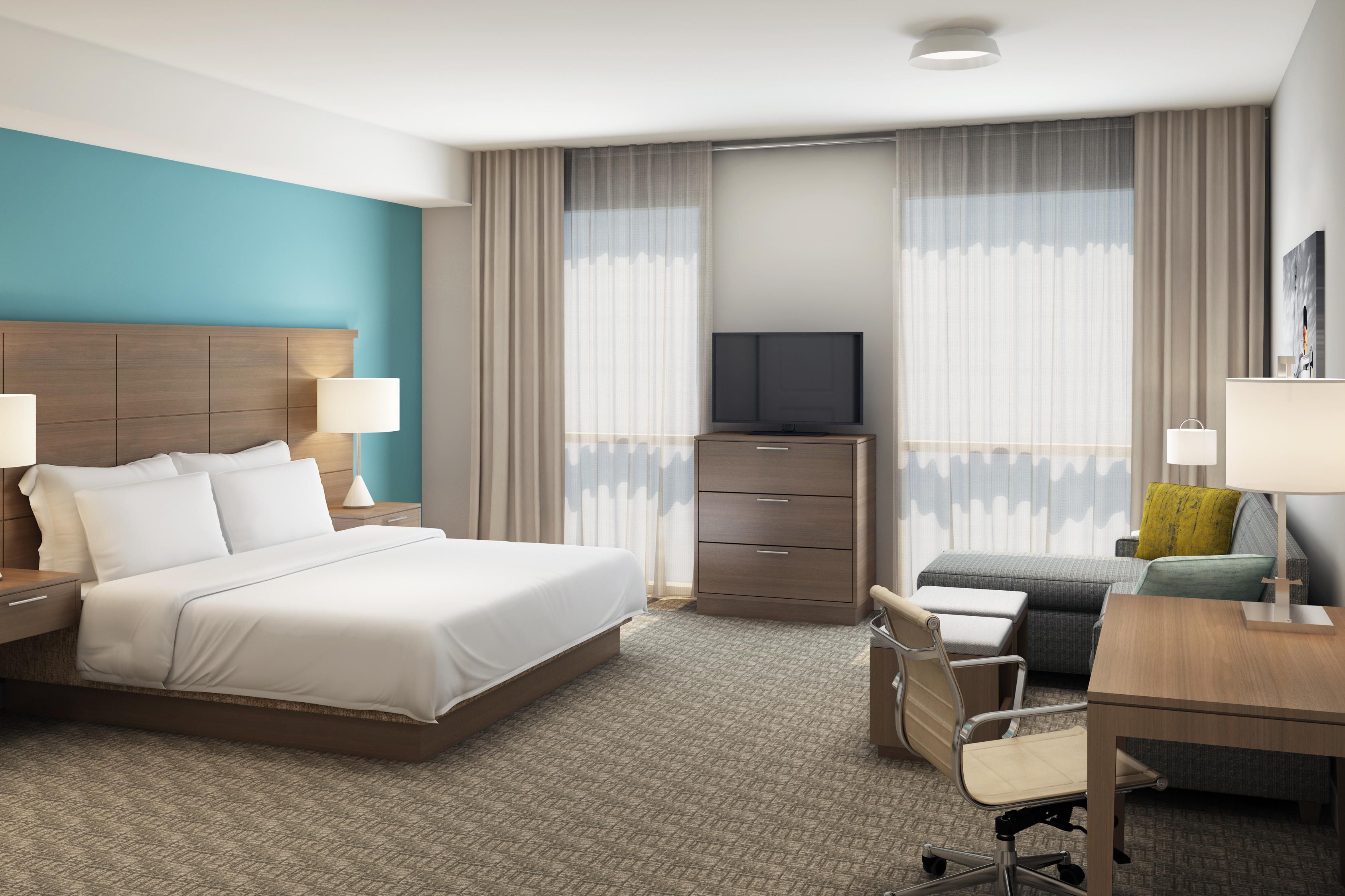 All of our comfortable suites are beautifully appointed with their furnishings. Each suite includes a full kitchen with all the supporting utensils to prepare food, complimentary high speed internet, flat screen televisions with a variety of programming options and daily housekeeping.