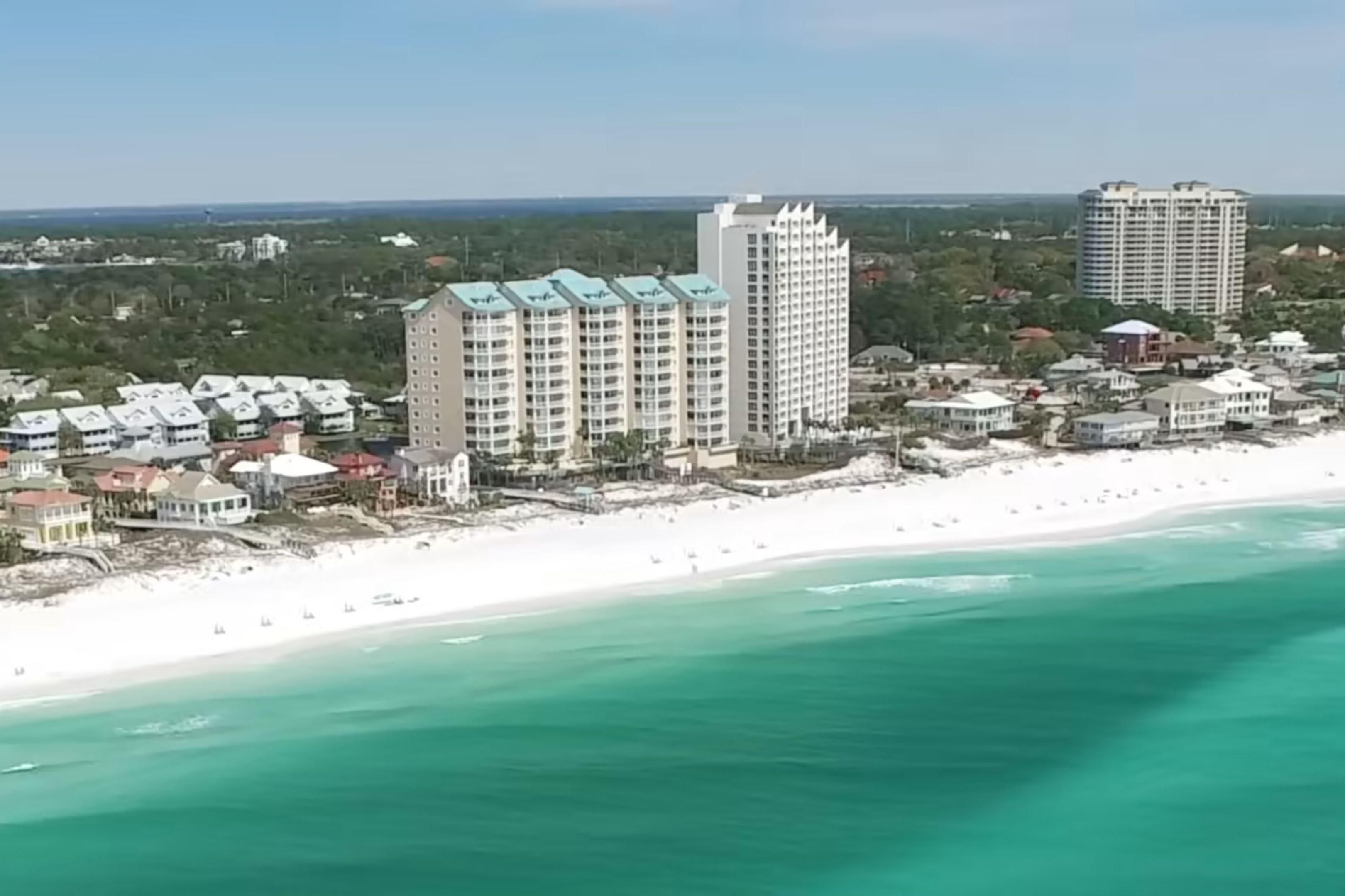 Miramar Beach Regional Access is ADA accessible, and has parking, restrooms, and beach wheelchairs and lifeguards during peak season.
