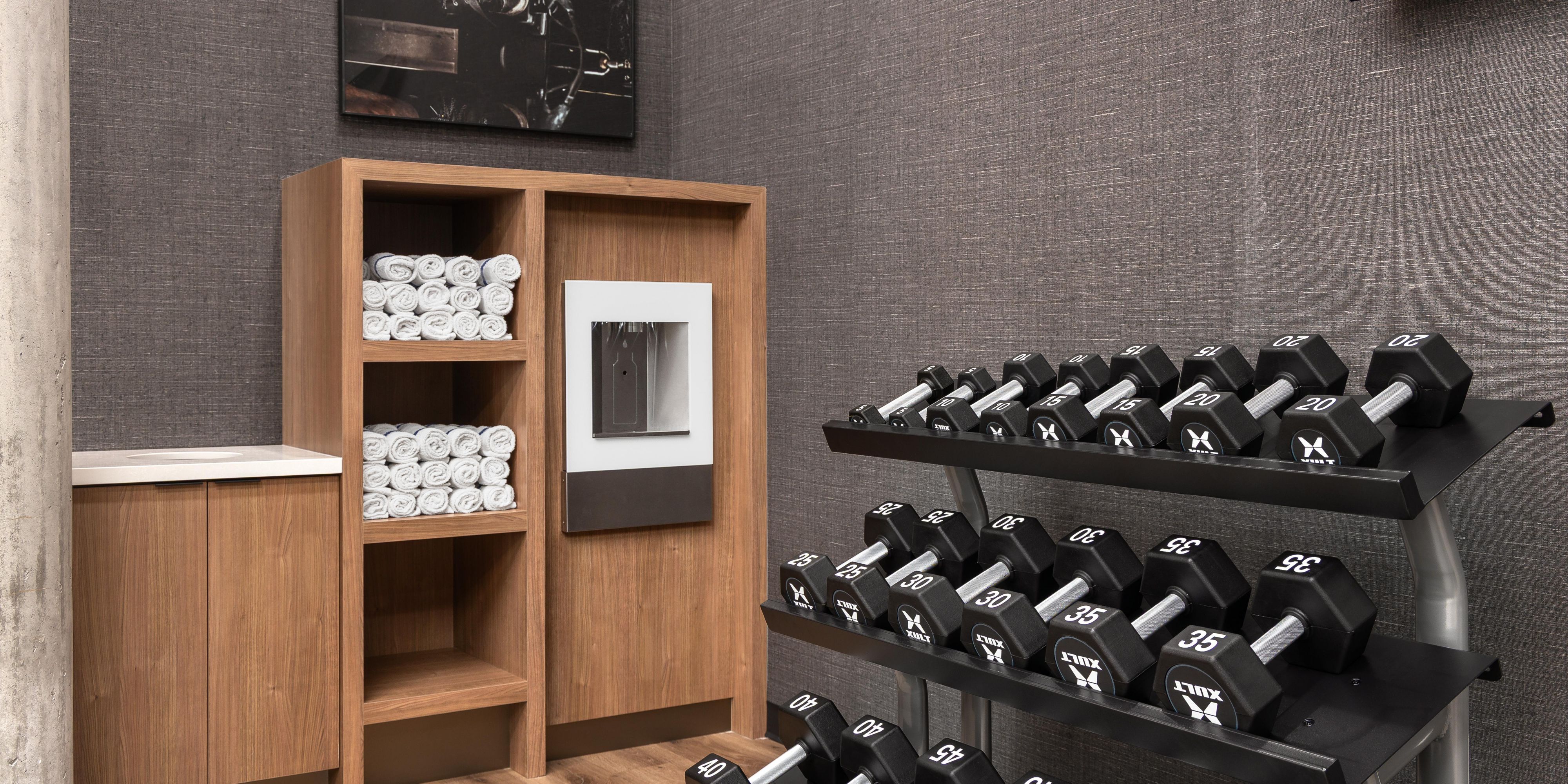 Continue your workout regimen in our 24-hour fitness center.