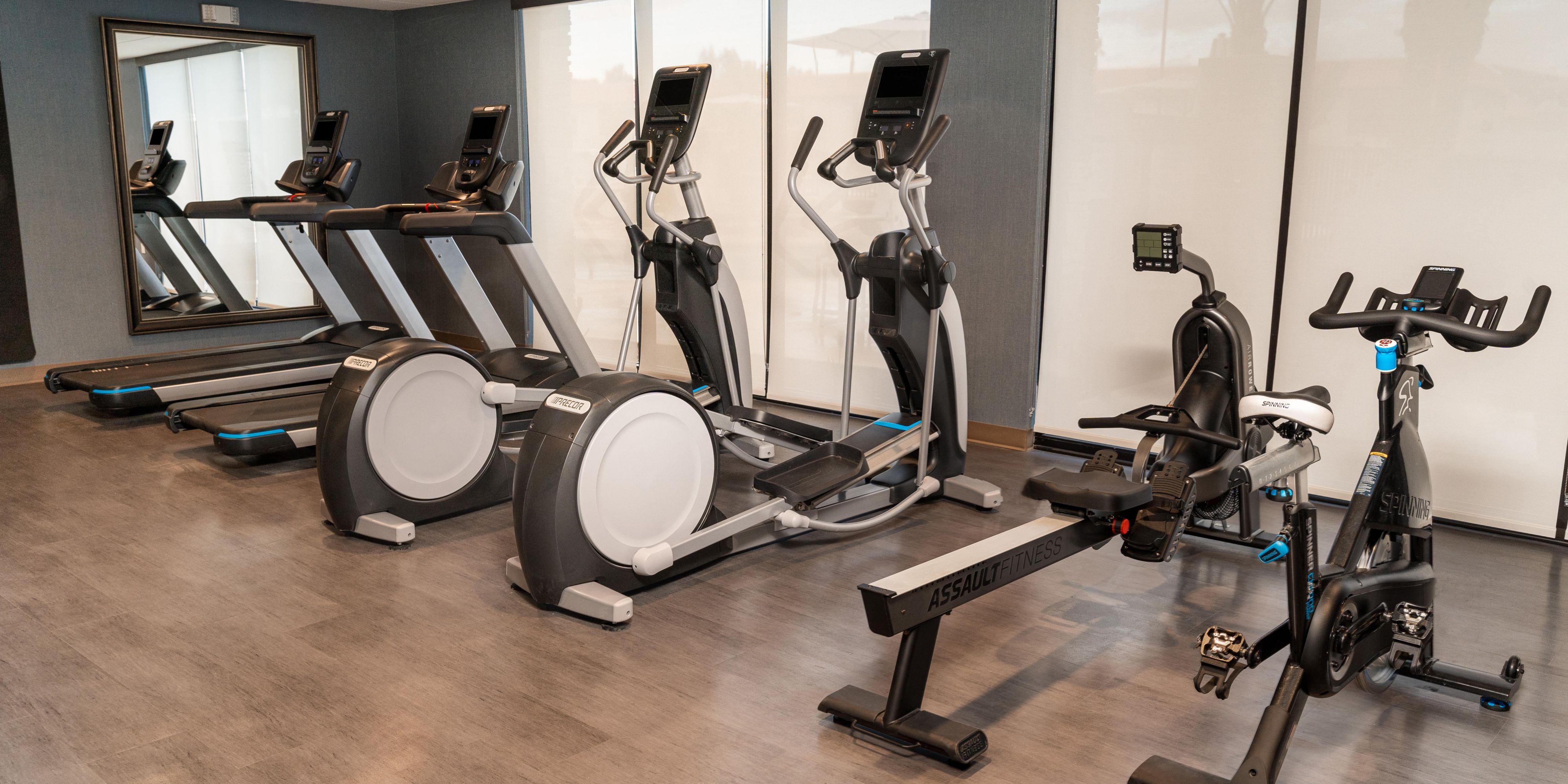 Stay active on the road in our state of the art fitness center. 