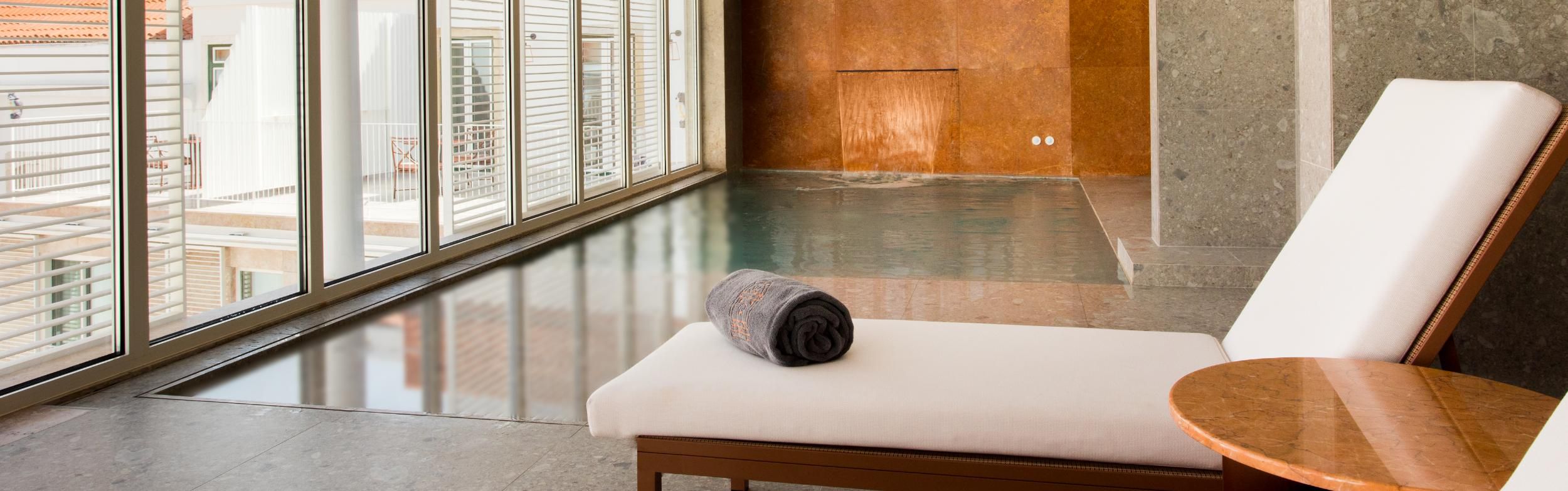 Indulge in relaxation with our indoor plunge pool