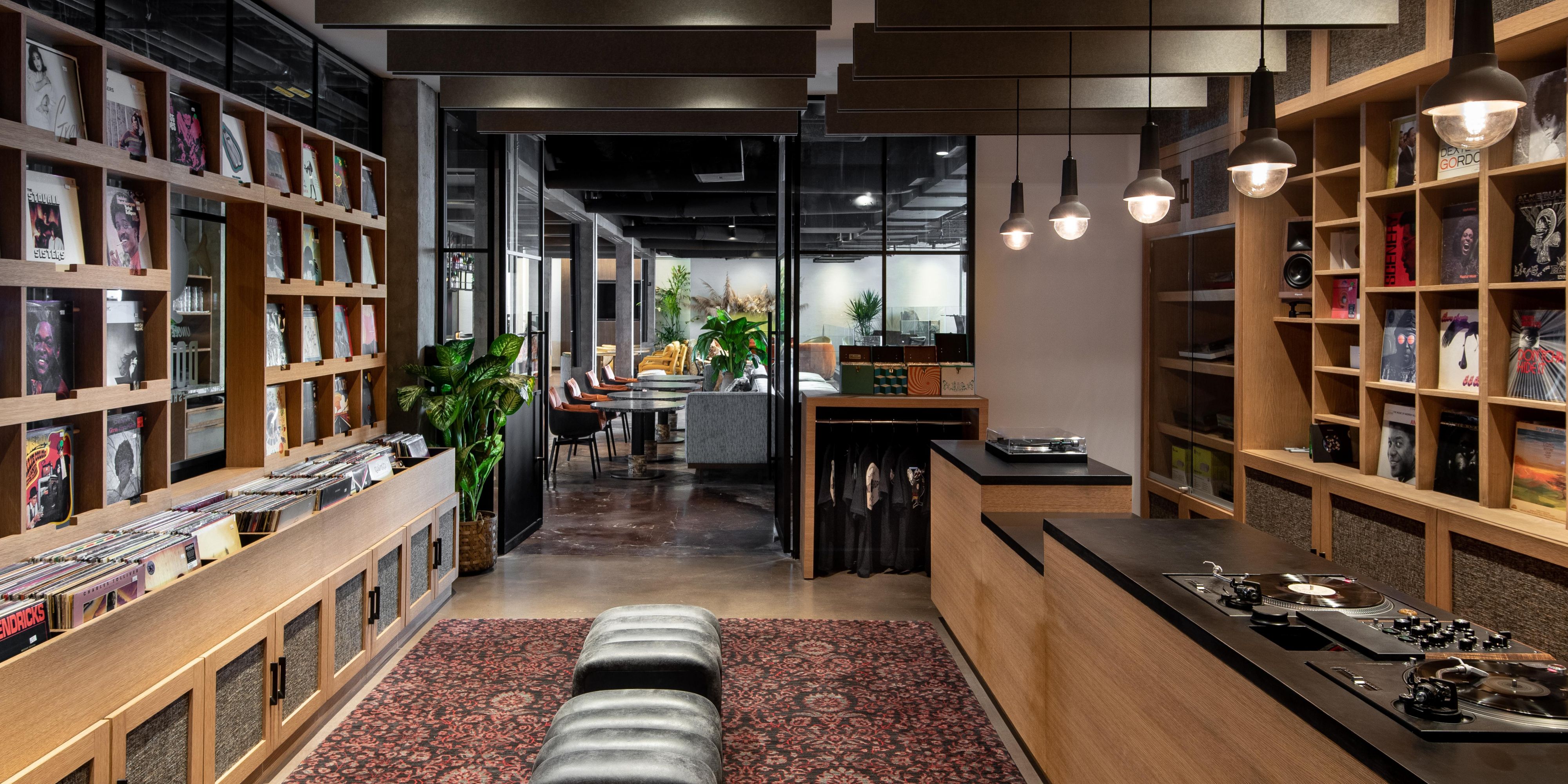 At Yours, Truly DC, we embrace the comforts of ritual – at home and out in the world. So, we’ve crafted Memorable Rituals that make your stay distinctive. Explore our eclectic music library of vinyl LPs, ready for play on your on-request, in-room record player. Treat yourself to a true barber’s cut from our Groom Guy.