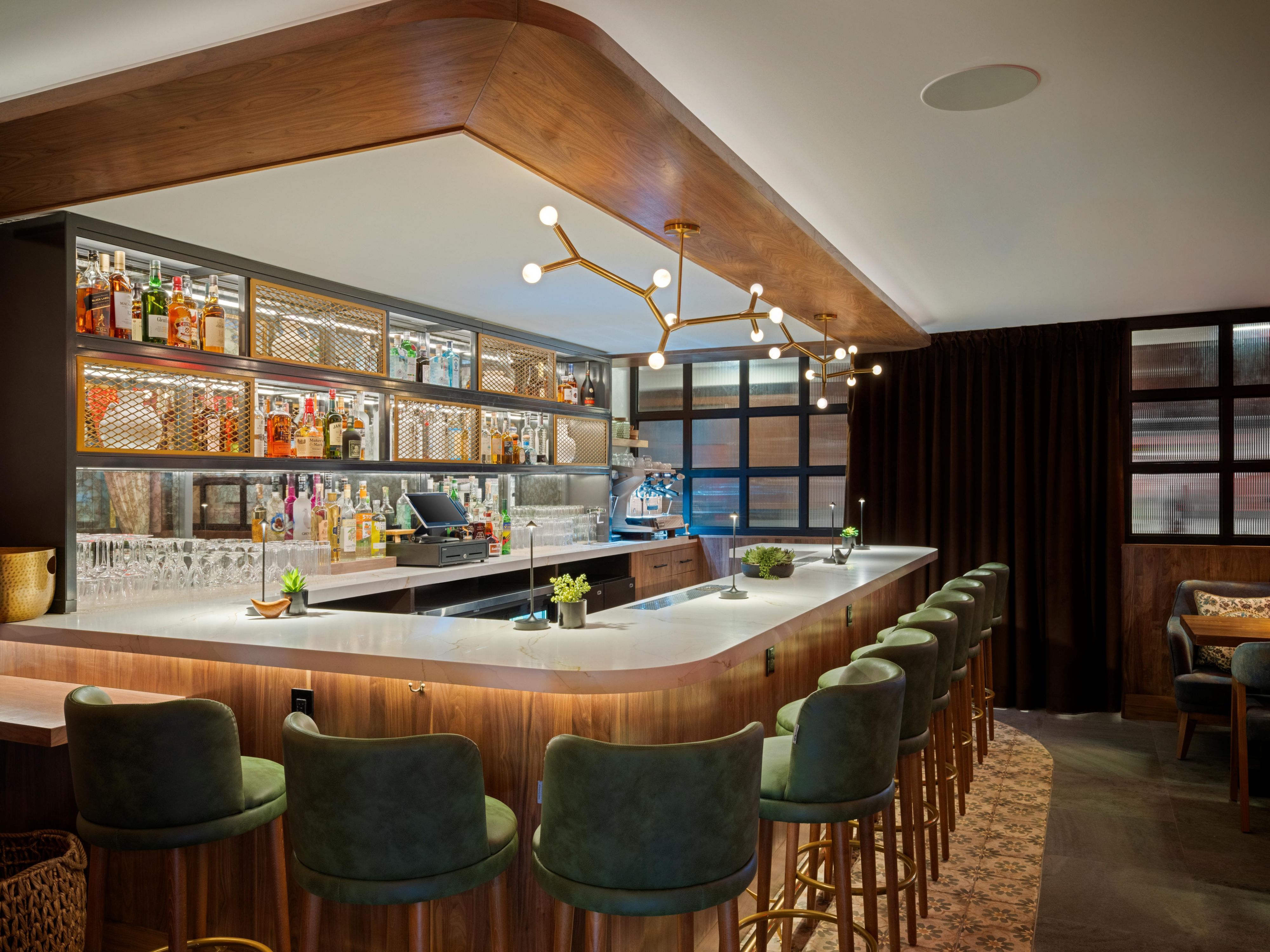 Our onsite restaurant and bar serves delicious fare daily.