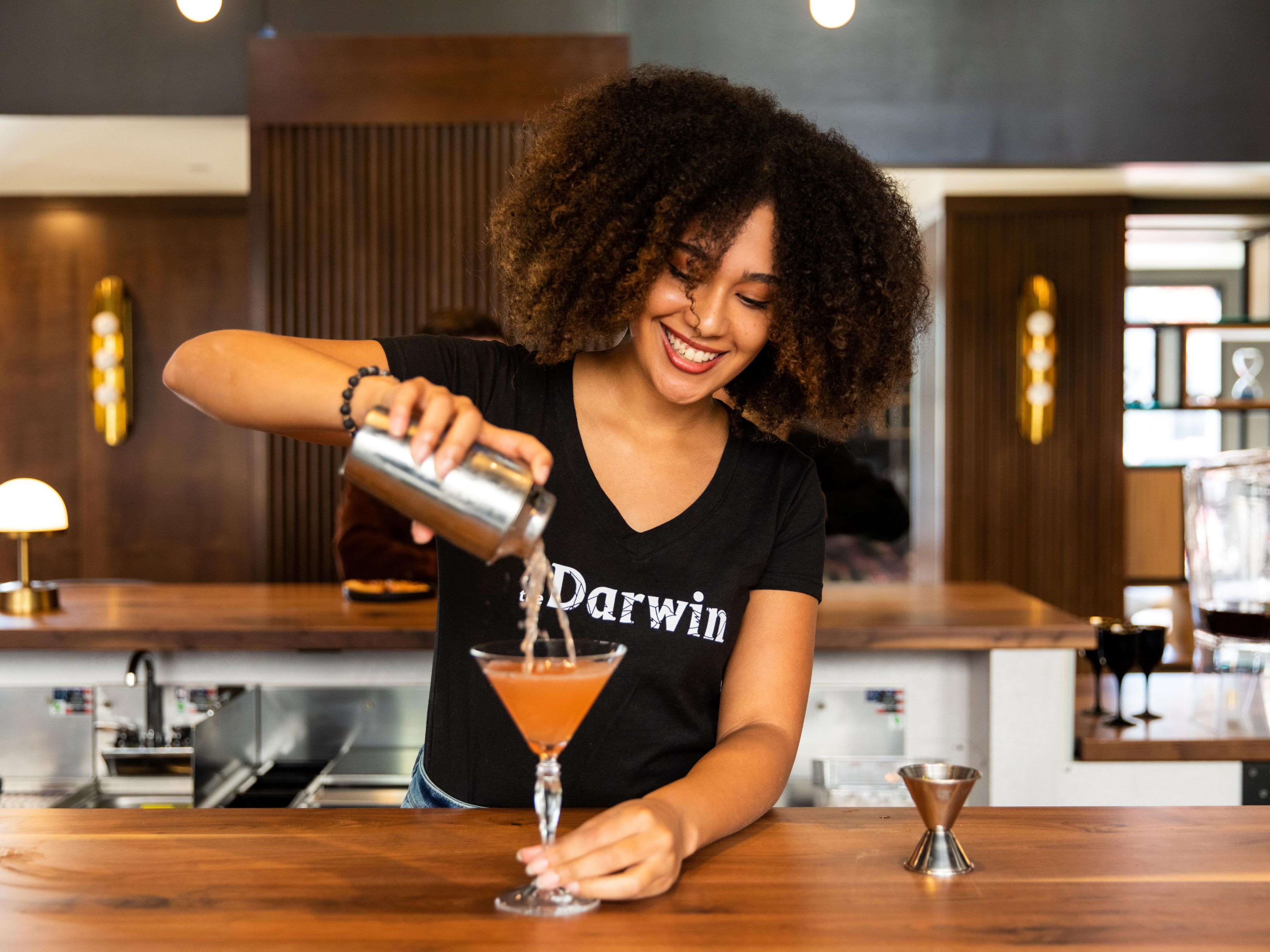 Atlanta has become the hot spot for the creative bunch - we're talking both chefs and those who love to eat. This is why our bar and kitchen are designed to showcase all the A has to offer - from a fine local wine to a decadent cocktail.  Join us at the Darwin Bar-Bar and see what we mean. 