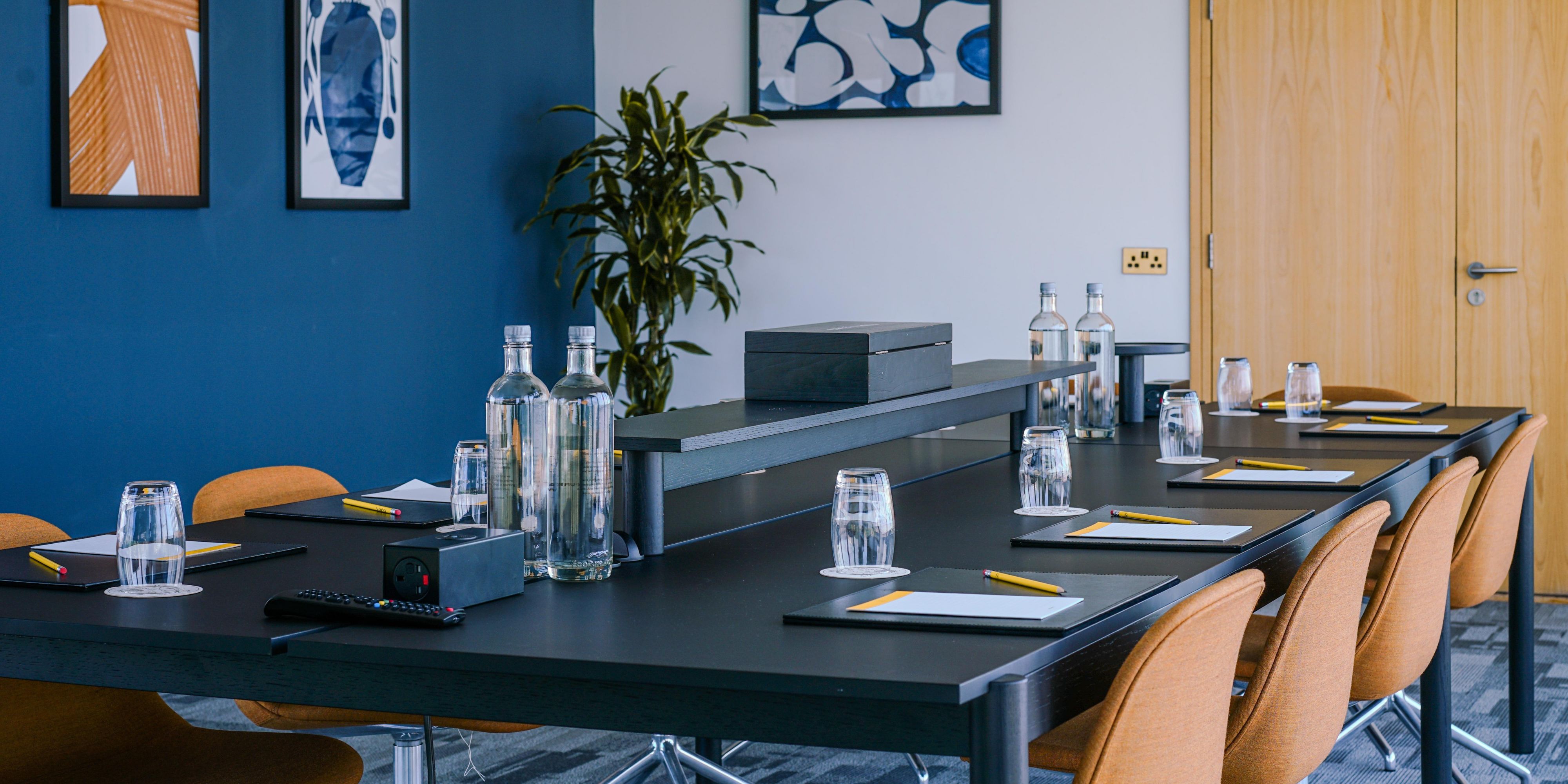 Table with stationary