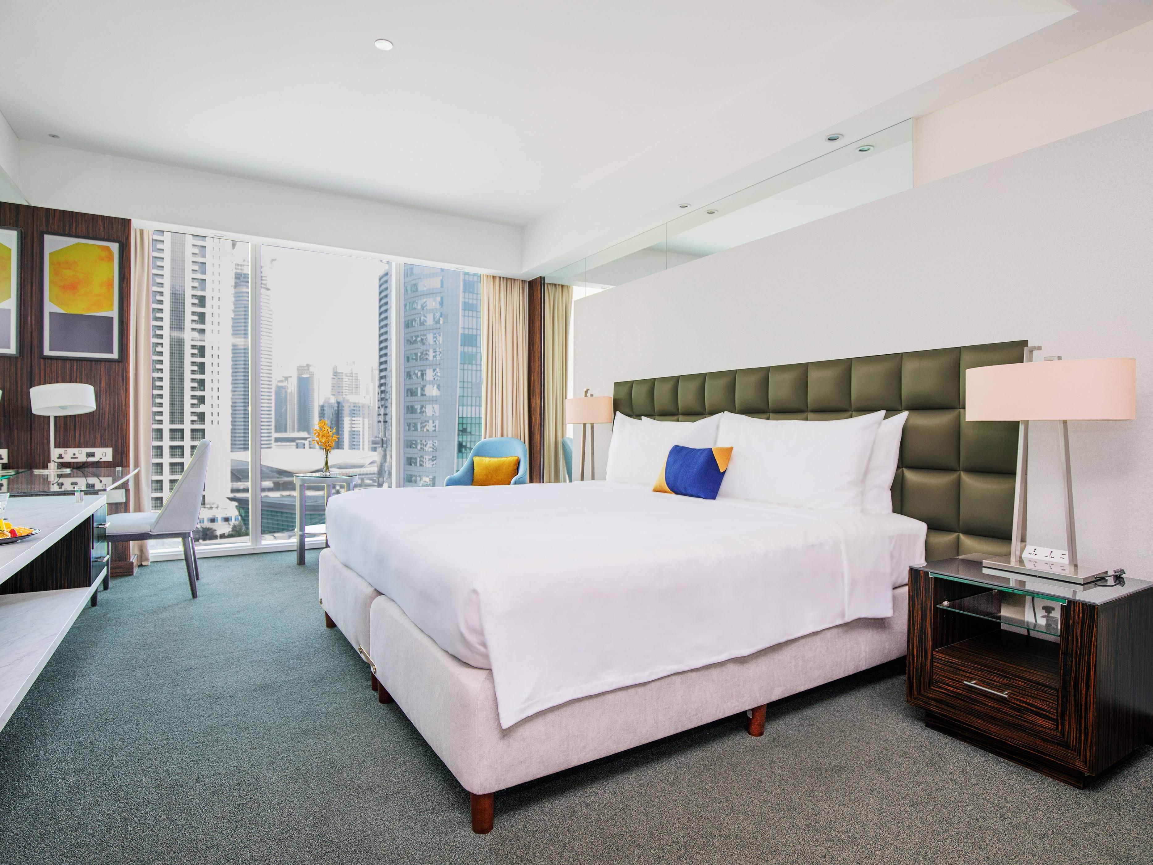 Our welcoming king size bed