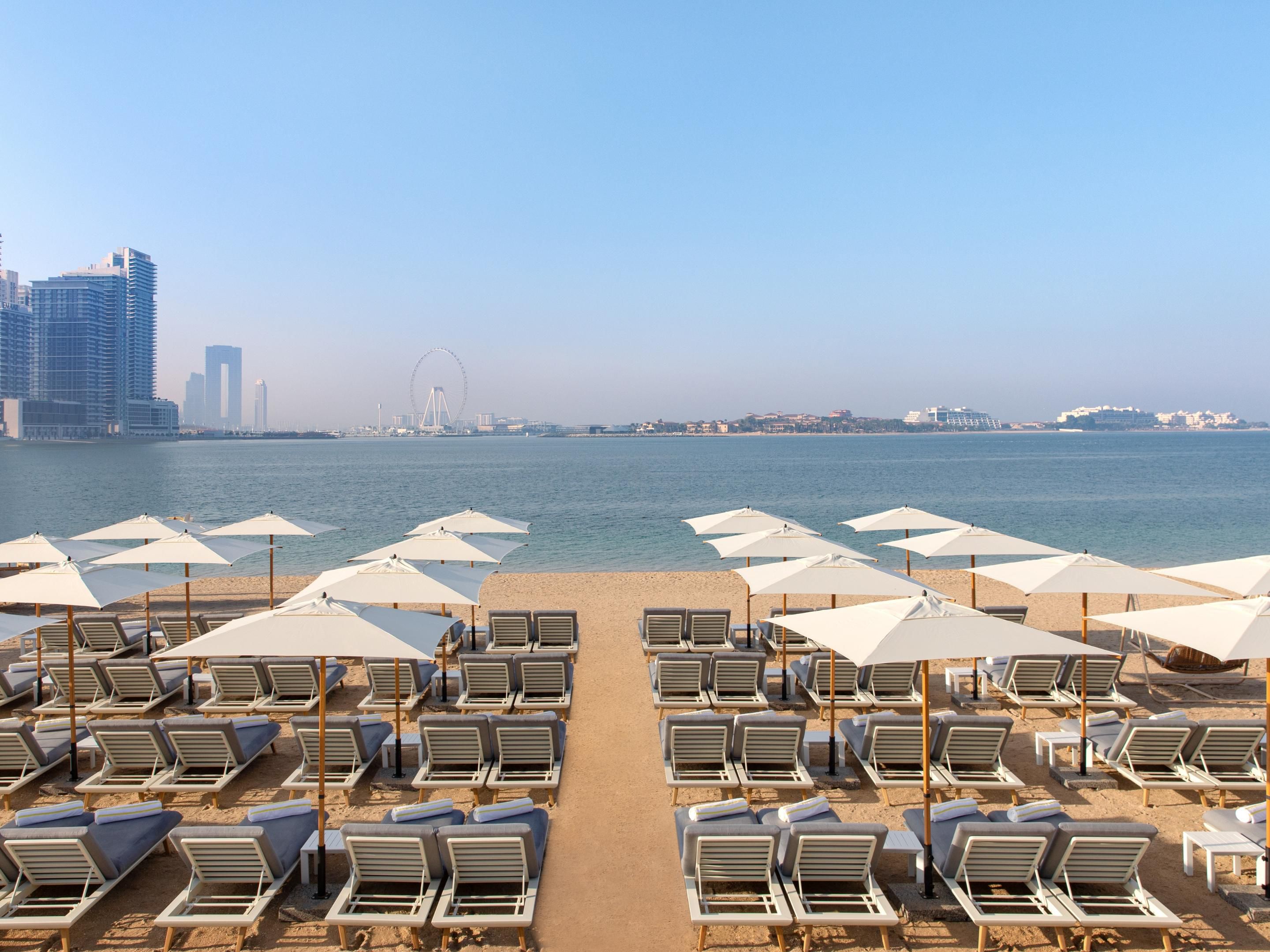 Kick back on one of our sunbeds and simply enjoy the beach life