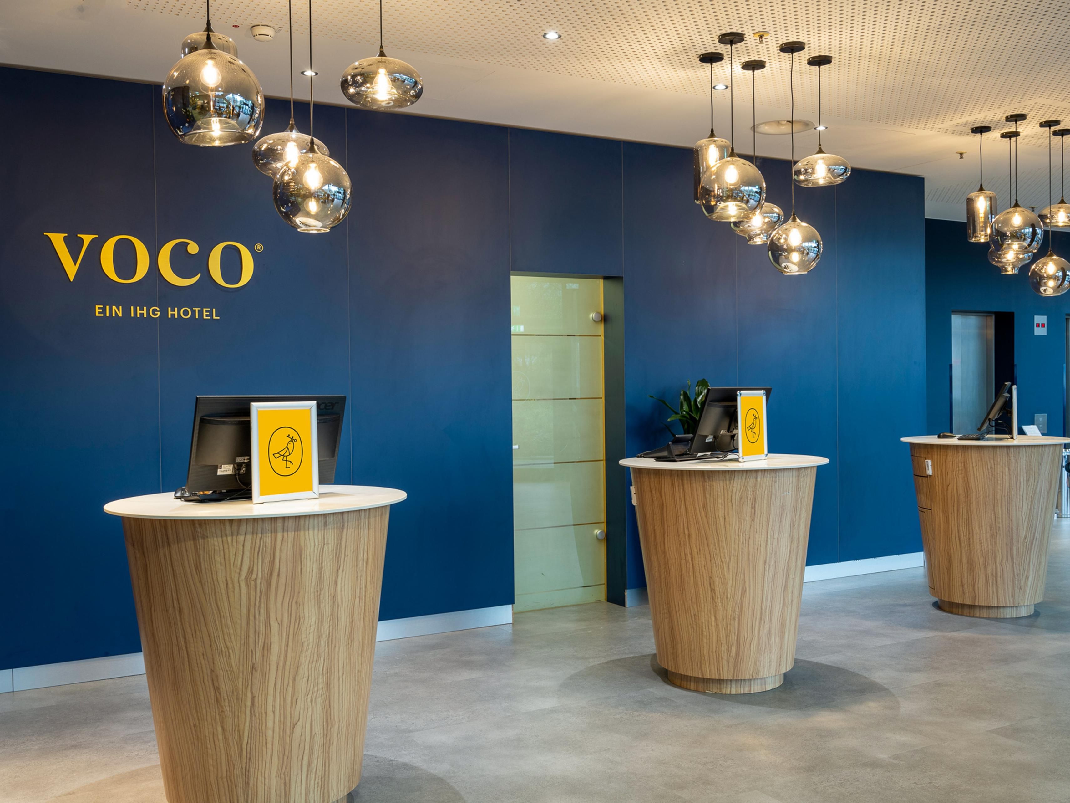 A warm welcome to voco Dusseldorf Seestern