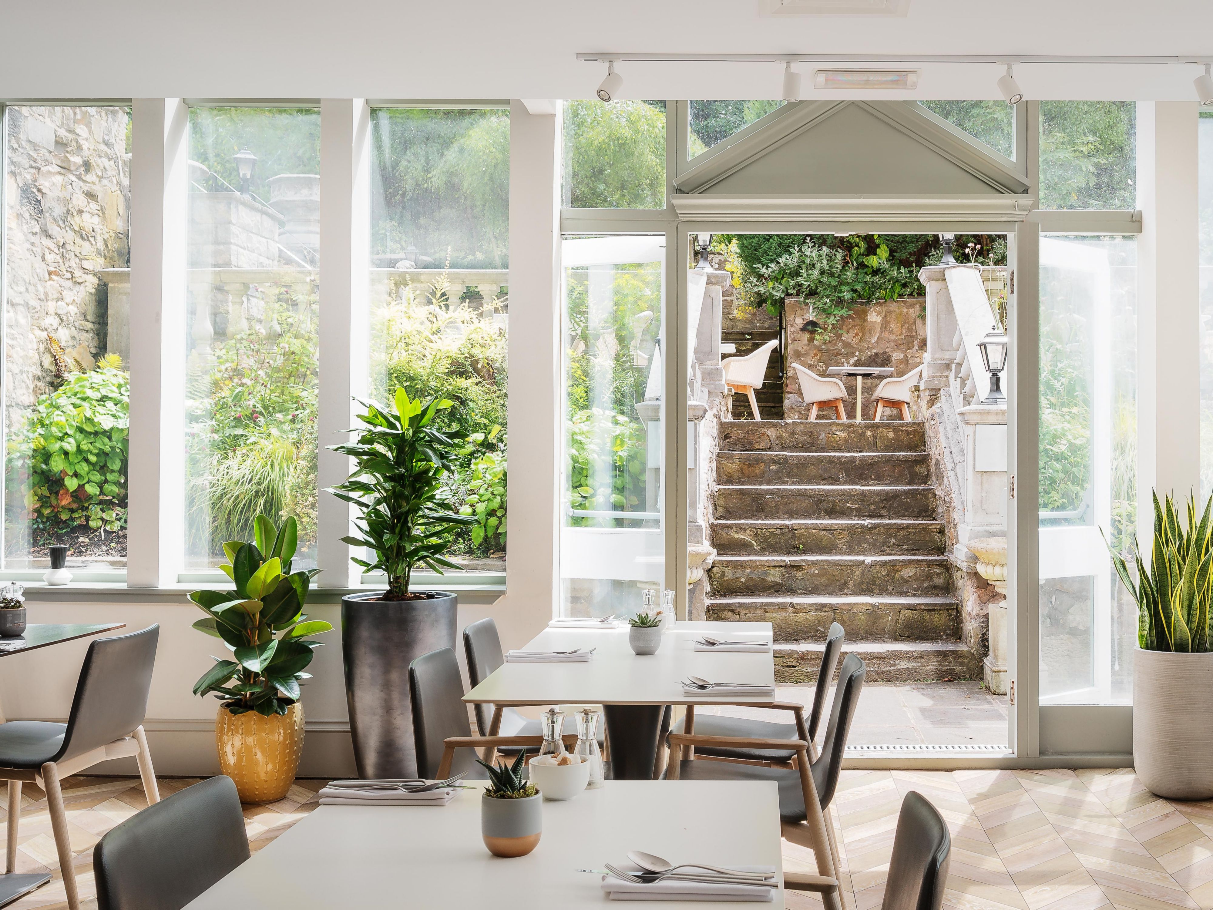 Our sophisticated Terrace Restaurant opens onto the hotel's private garden and offers a range of perfected dishes, prepared with local Scottish produce.