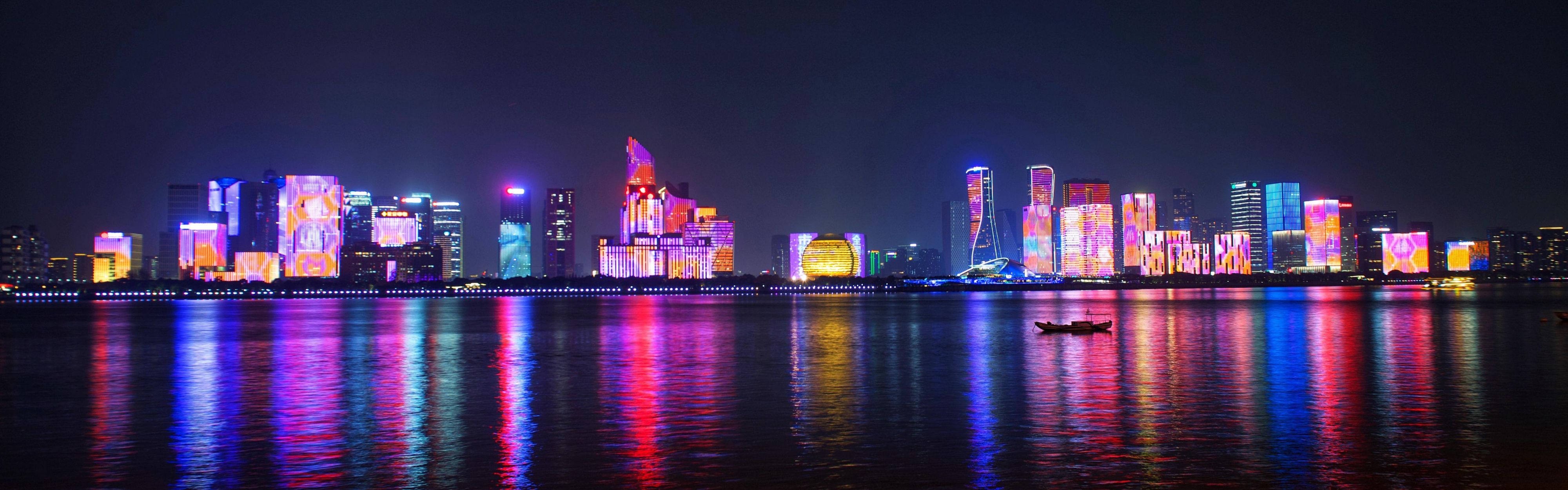 钱江新城灯光秀