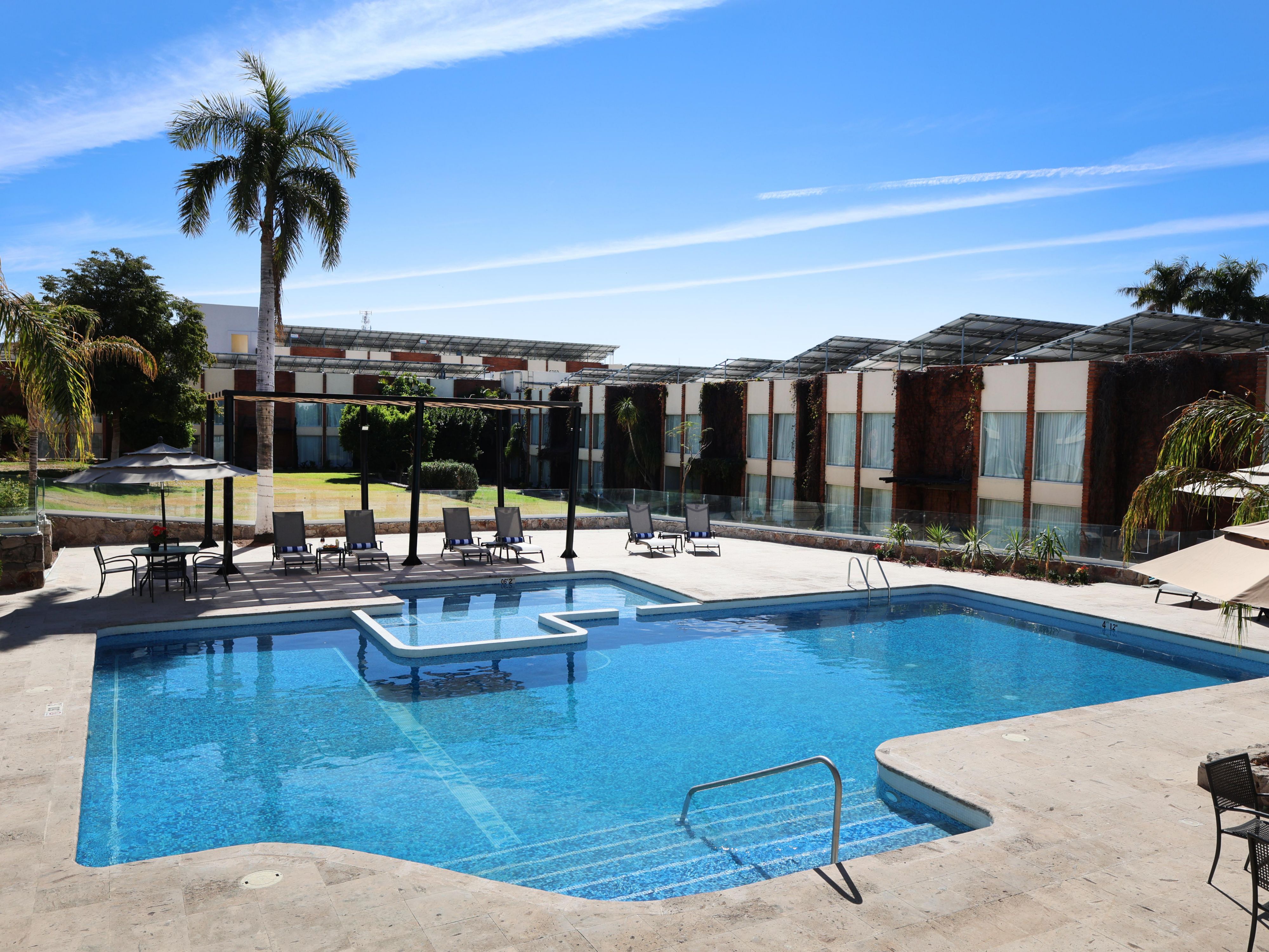 Enjoy a day at our outdoor pool.