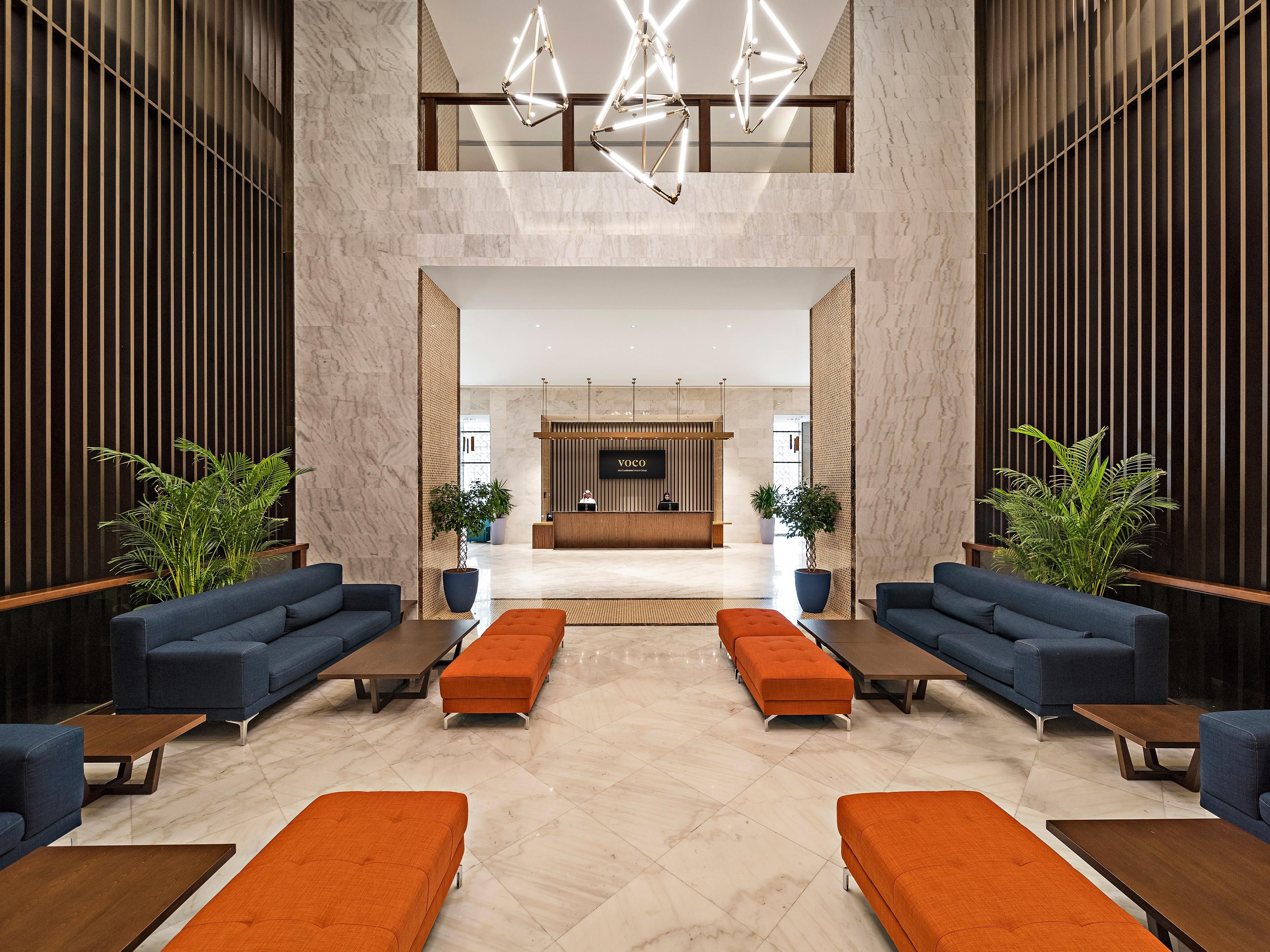 The heart of our home: voco Makkah's modern lobby