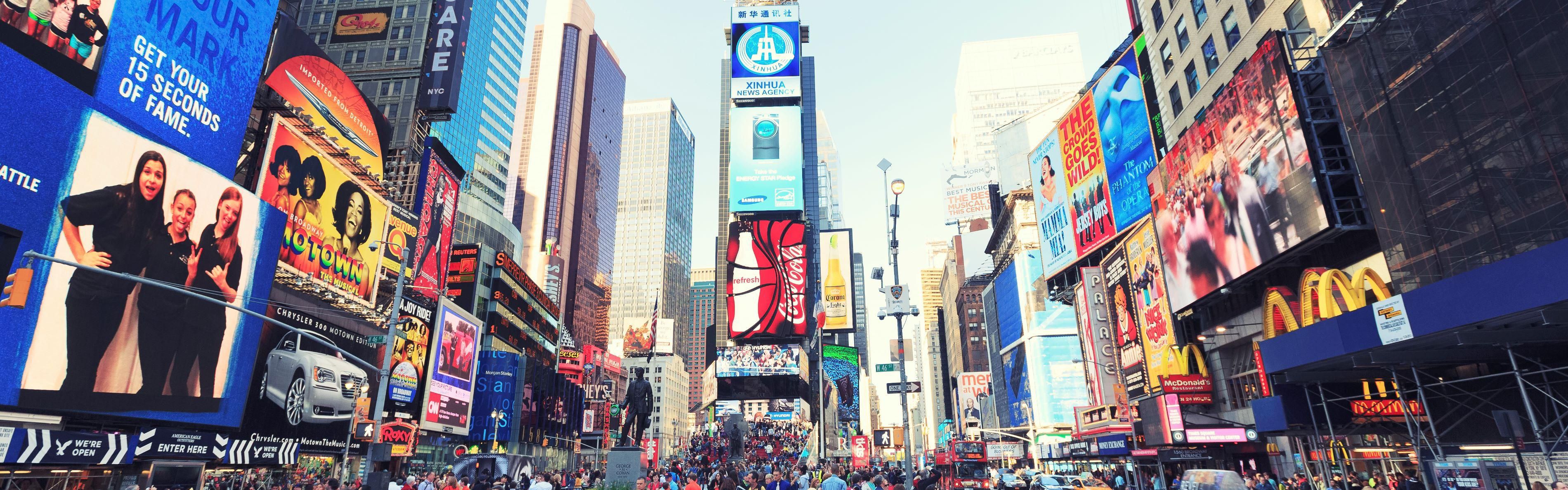 No trip to NYC is complete without a visit to Times Square.