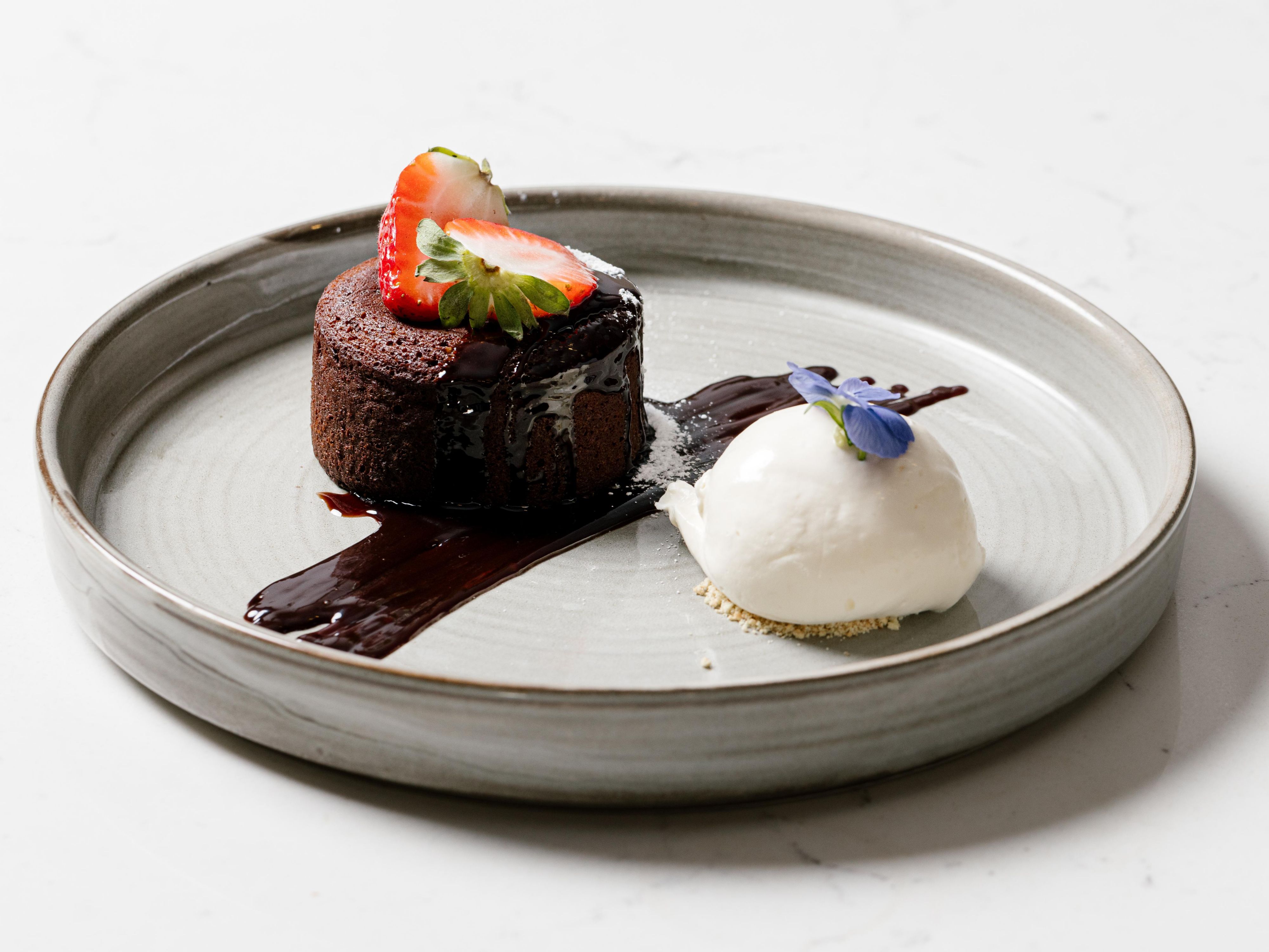 Chocolate orange fondant