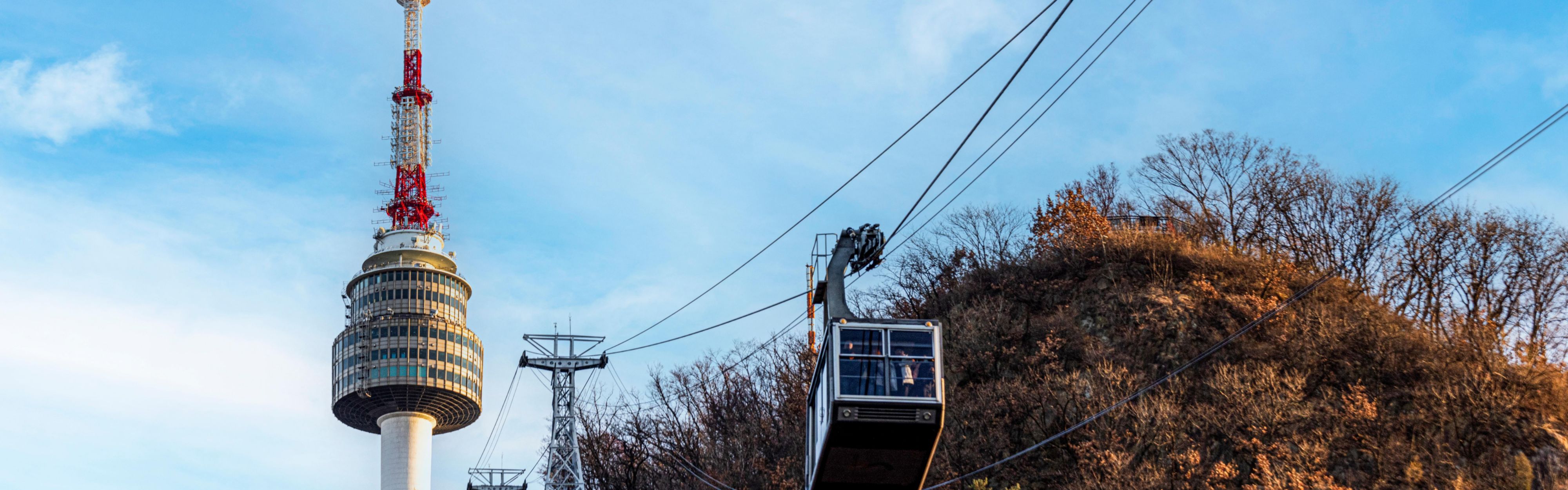 Let skyline views amaze you at Namsan Tower